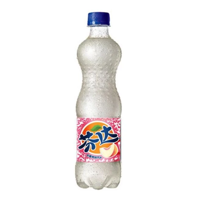 Fenda/芬达水蜜桃味汽水500ml夏日必备饮品饮料