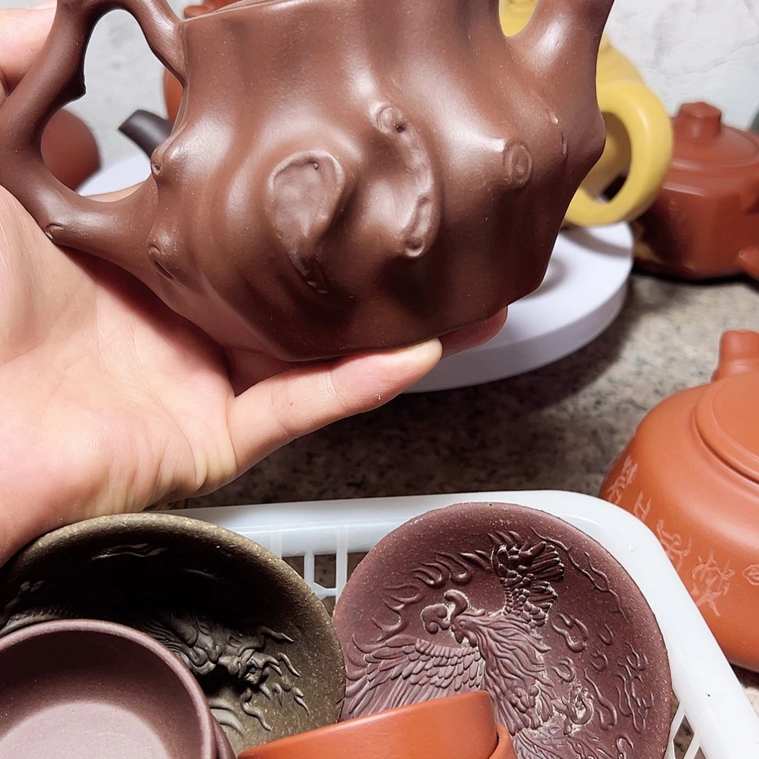 宜兴原矿紫砂壶全手工制作