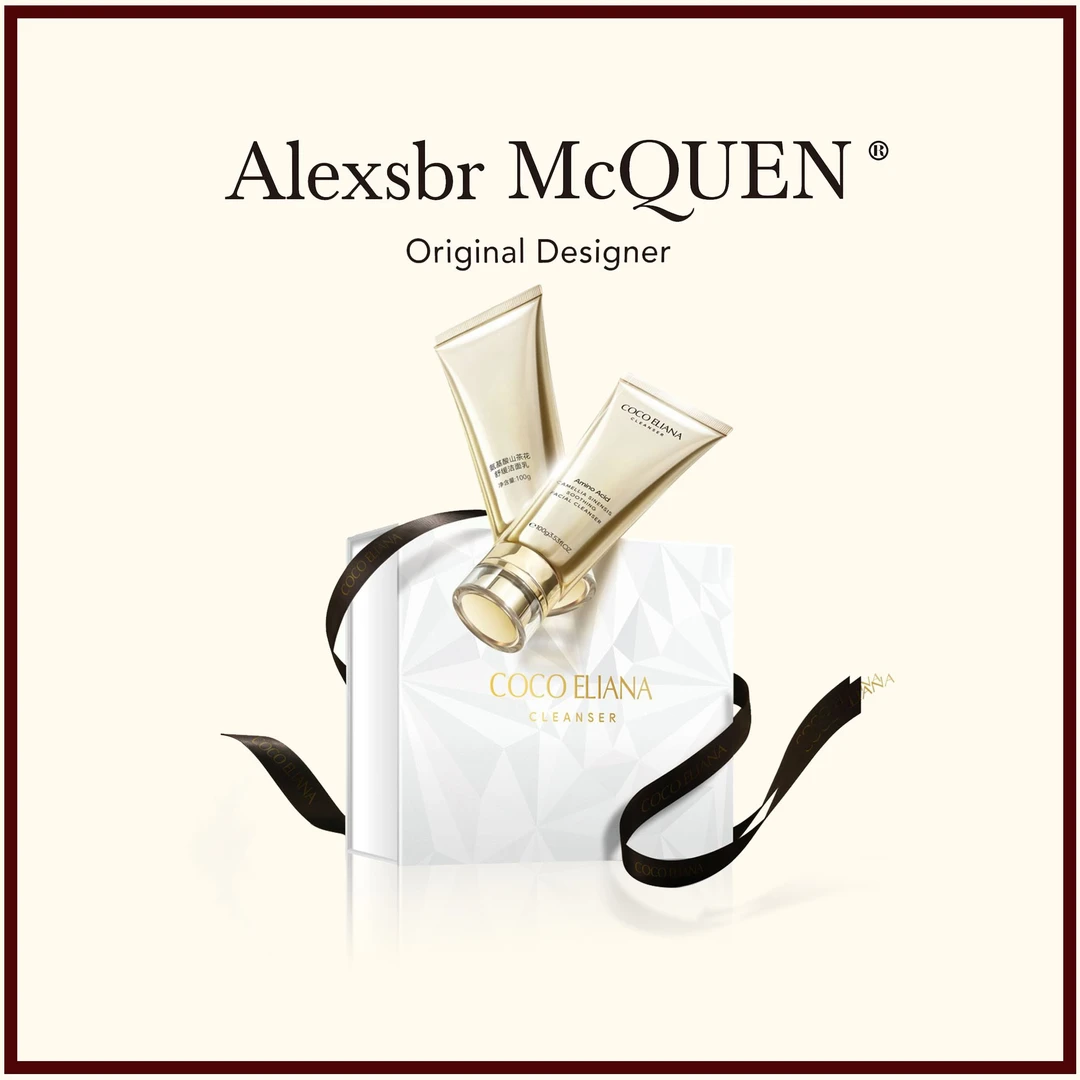 【杨豆豆】YDD•「H1」COCO ELIANA 氨基酸山茶花舒缓洁面乳白金礼盒装