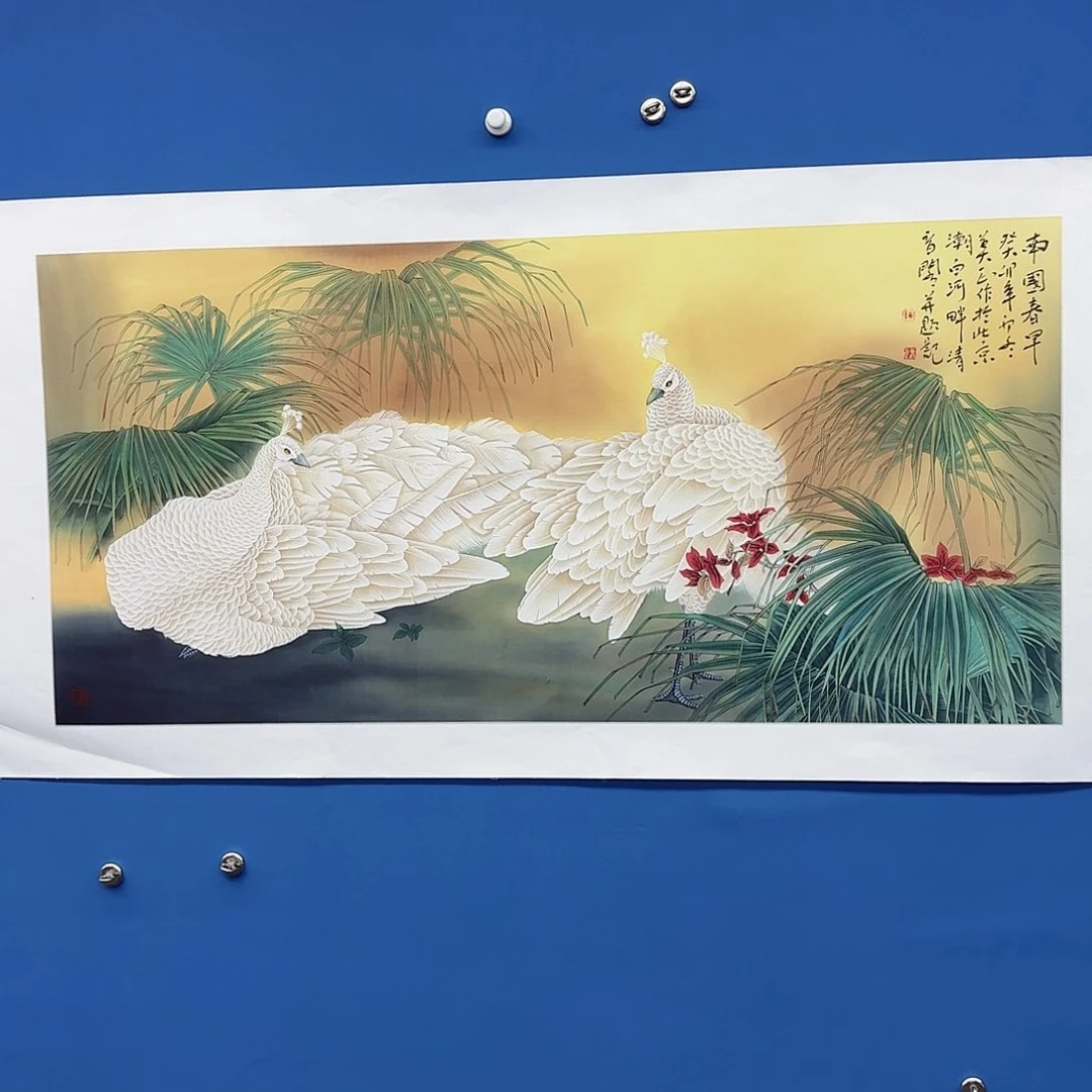 国画多次参加国内外书画