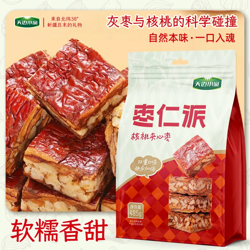 新疆枣仁派红枣夹核桃独立小包装营养枣糕零食夹心独立包装