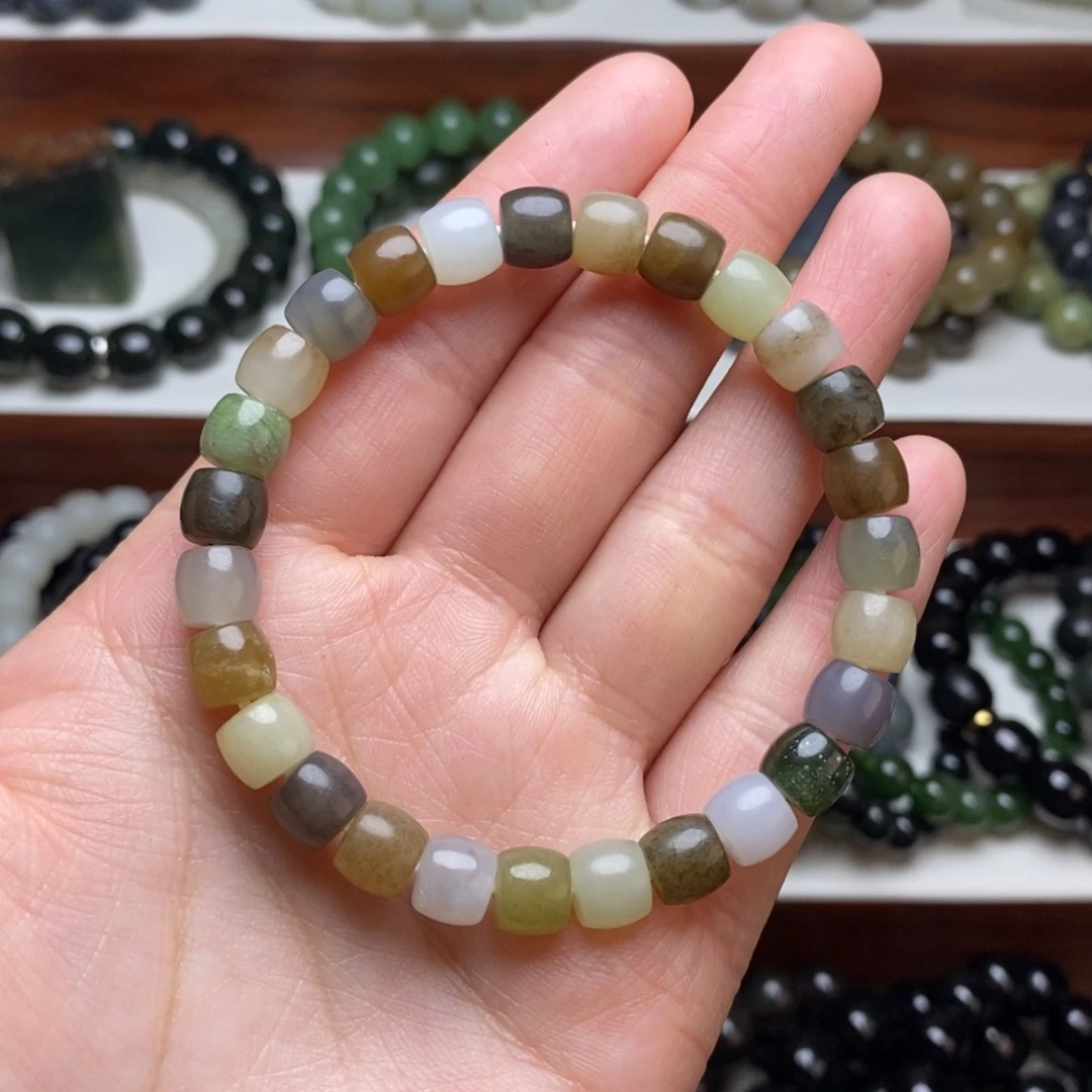 和田玉未镶嵌手串