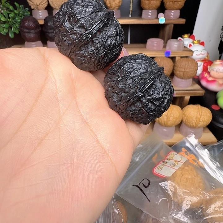 吊坠文玩核桃3号车37尺寸蟒纹元宝