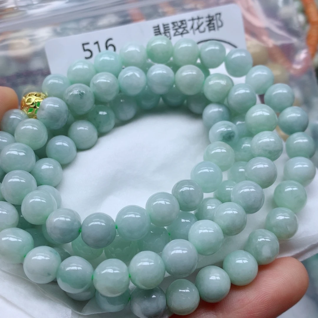 翡翠颈饰未镶嵌手串
