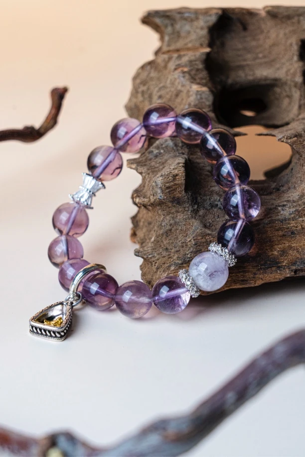 铜合金锆石手链 【顺心顺意】绿度母精致百搭手链