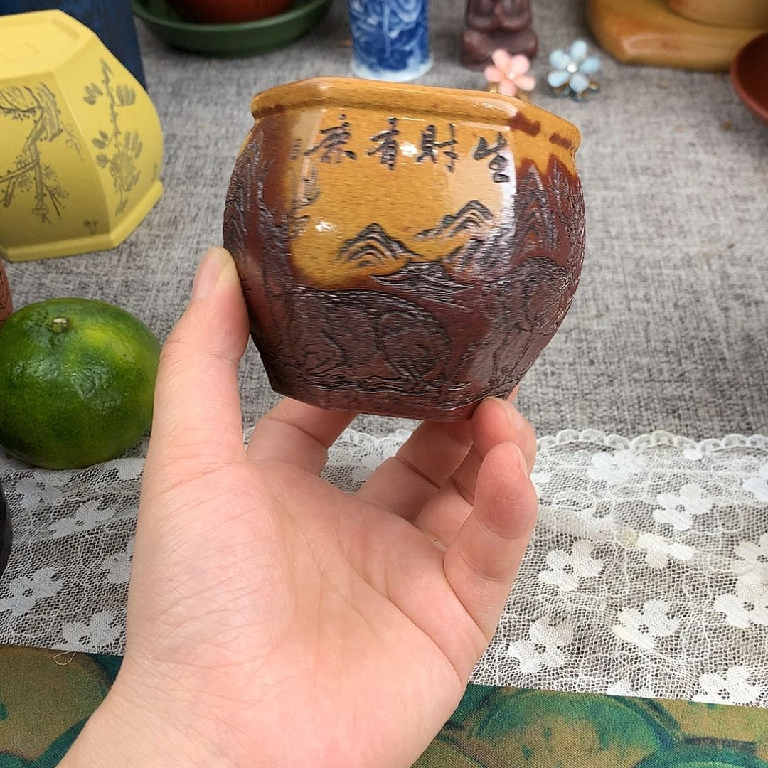 紫砂茶杯高端主人杯