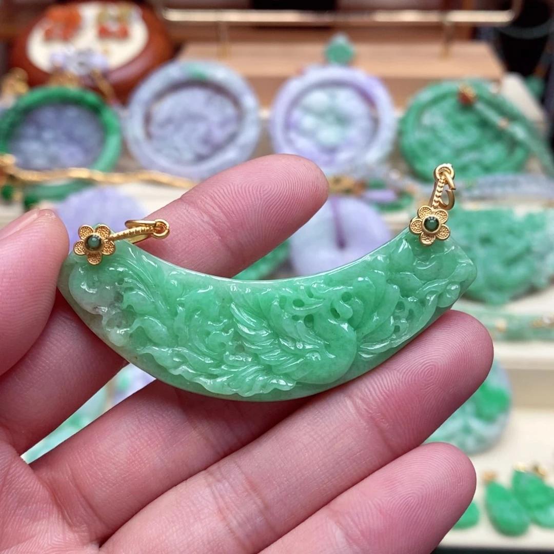 颈饰未镶嵌翡翠翡翠吊坠