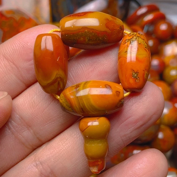 玛瑙/玉髓未镶嵌吊坠