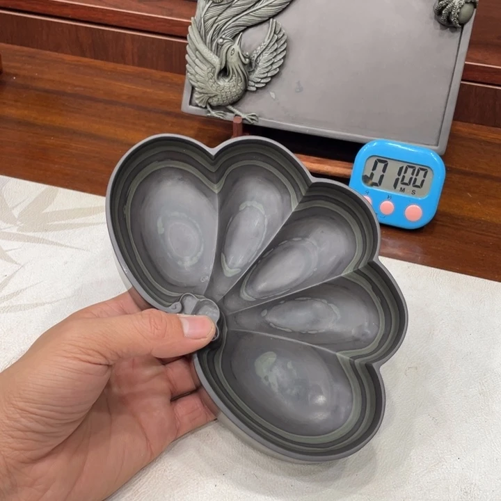 无***光易砚老坑玉带石砚台砚台砚台