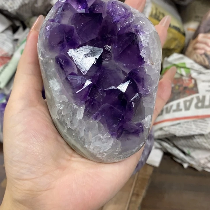 用***3未镶嵌珠宝半成品紫晶