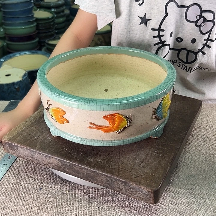 泳坤堂石湾盆陶瓷