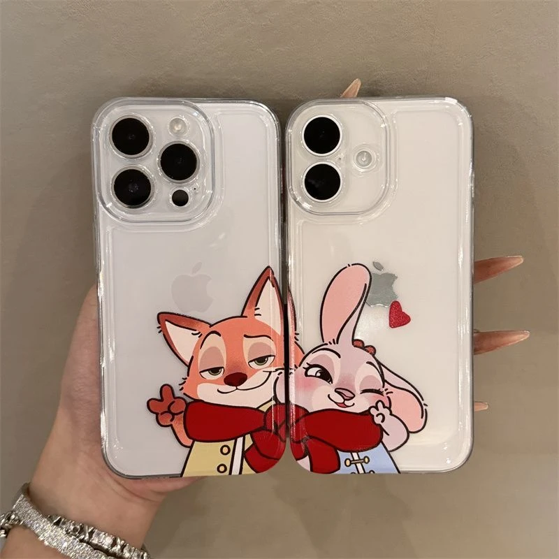 围巾尼克朱迪适用iphone16苹果15手机壳小米OPPO华为VIVO荣耀一加