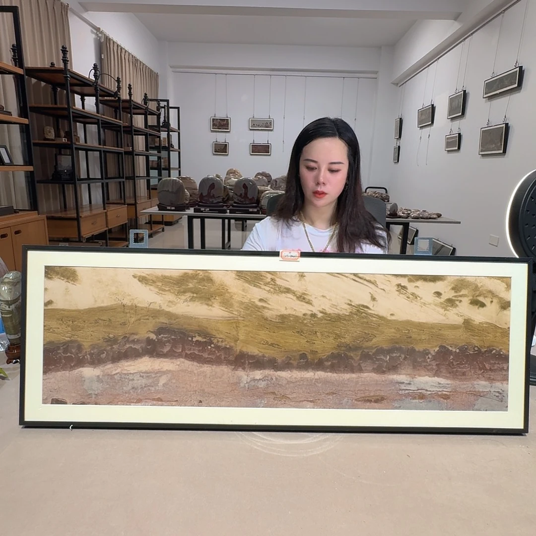 67×23 长江画面石板画