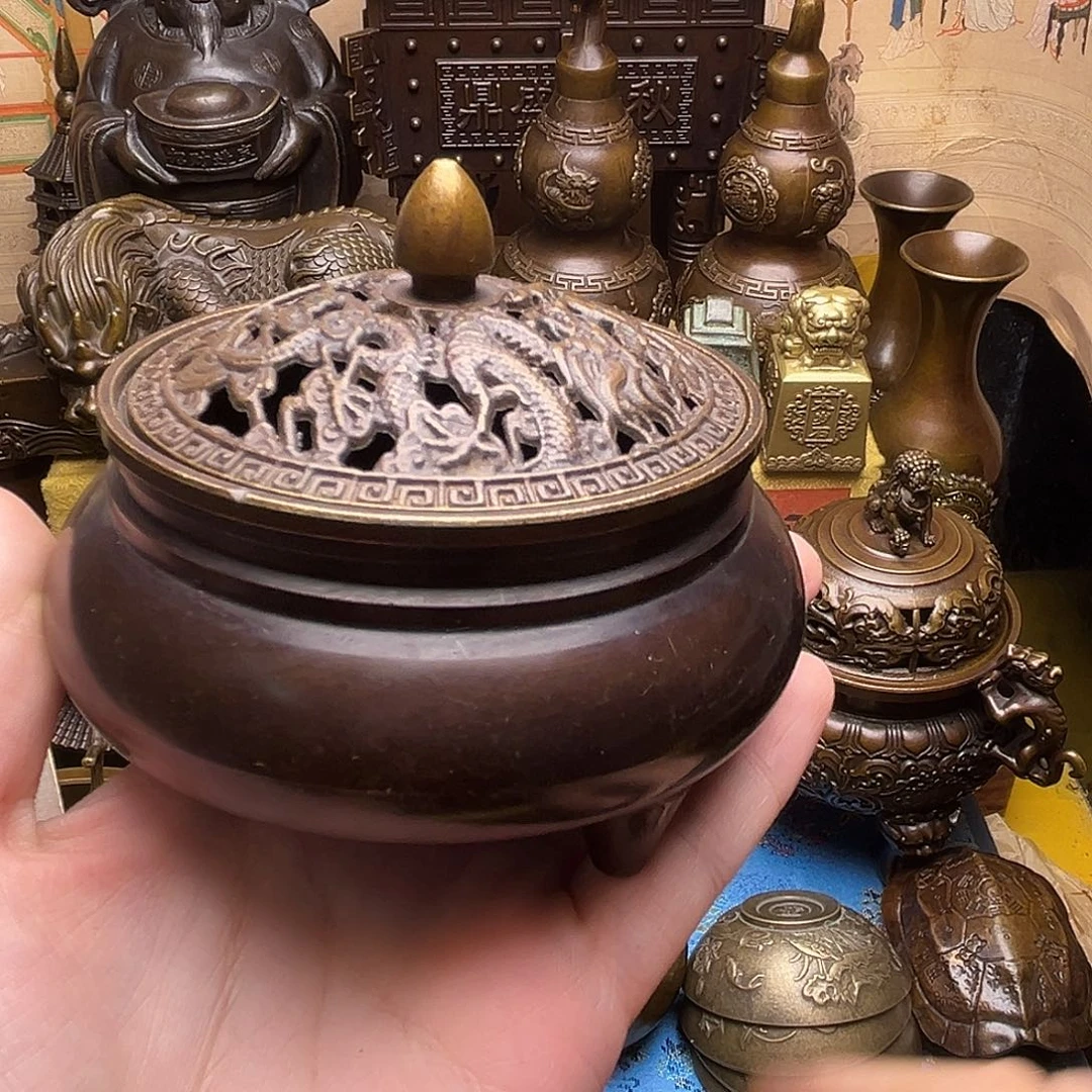 铜器摆件老王直播间