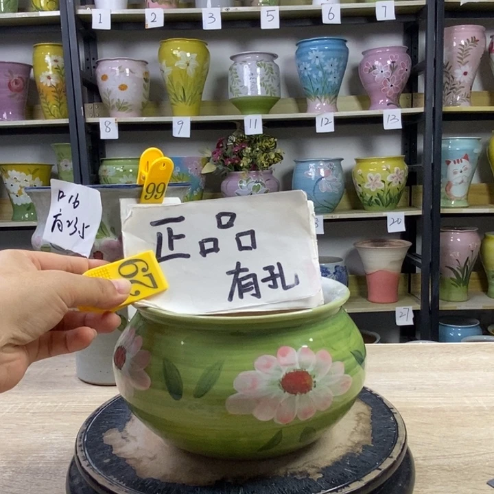 景德镇高温陶瓷花盆
