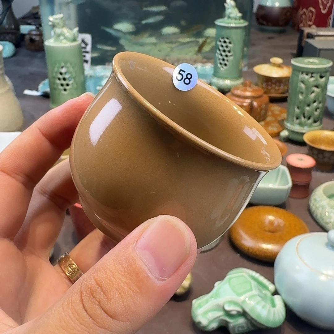 横***树龙泉青瓷茶具微瑕