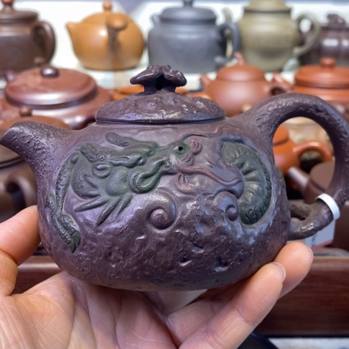 紫砂茶壶微瑕处理一把