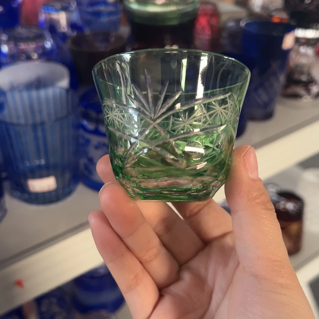 平底款水晶玻璃微瑕一个