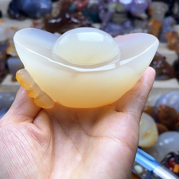 车***发玛瑙/玉髓未镶嵌饰品