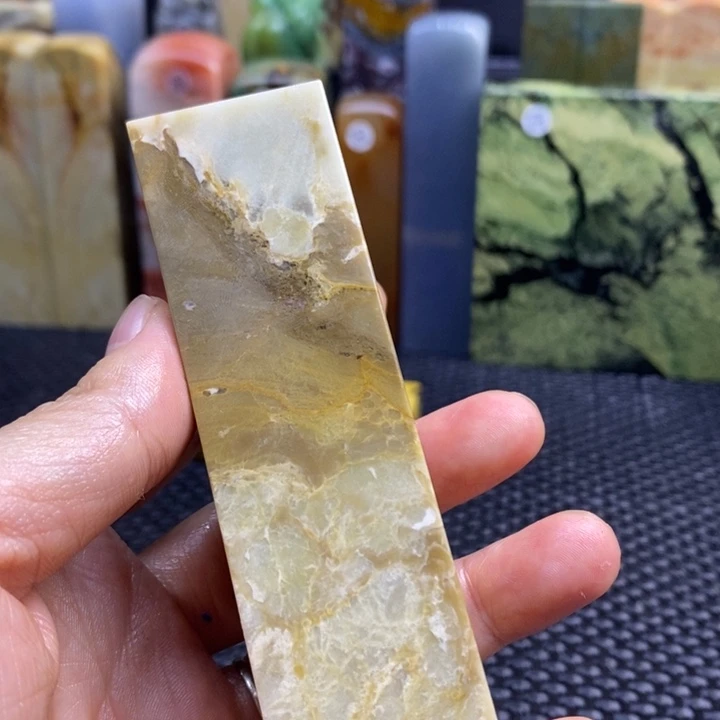 青田石山*河青田石印章石