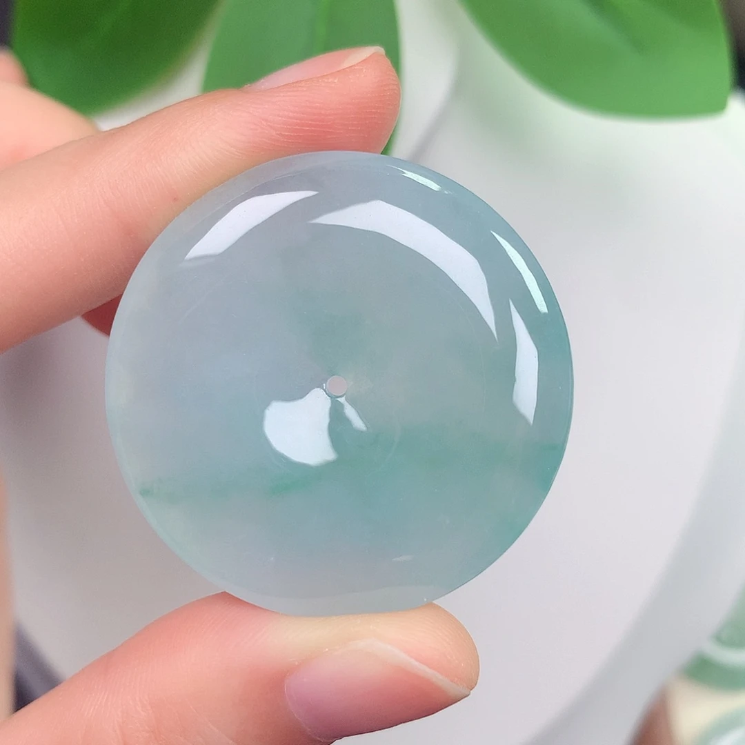 颈饰未镶嵌翡翠平安扣 35-6.1mm