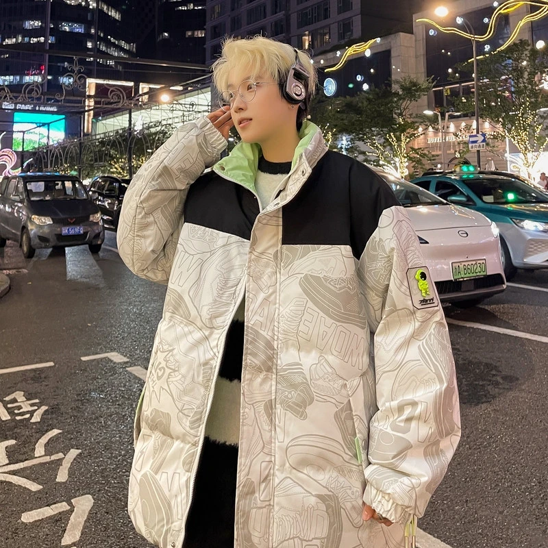 青县曦哥发布保暖棉衣男士外套秋冬季加绒特厚潮牌男装棉袄子冬天