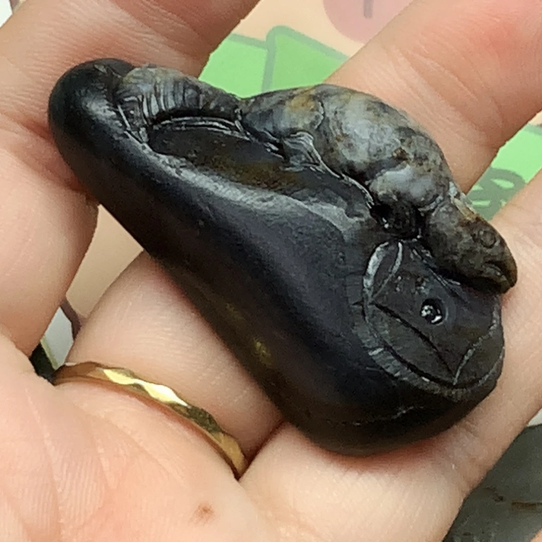 浮***梦和田玉未镶嵌挂件