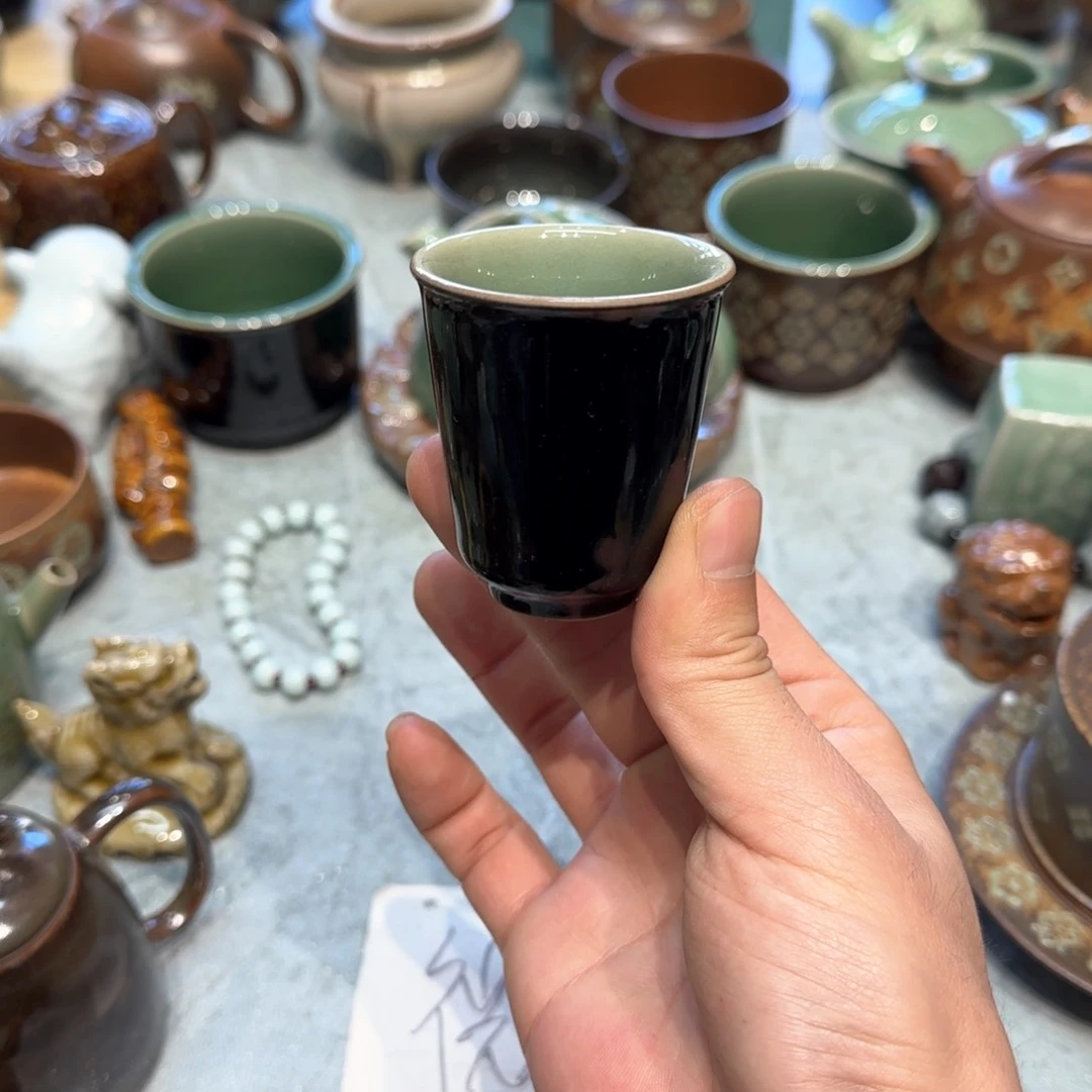 小金茶具青瓷茶器