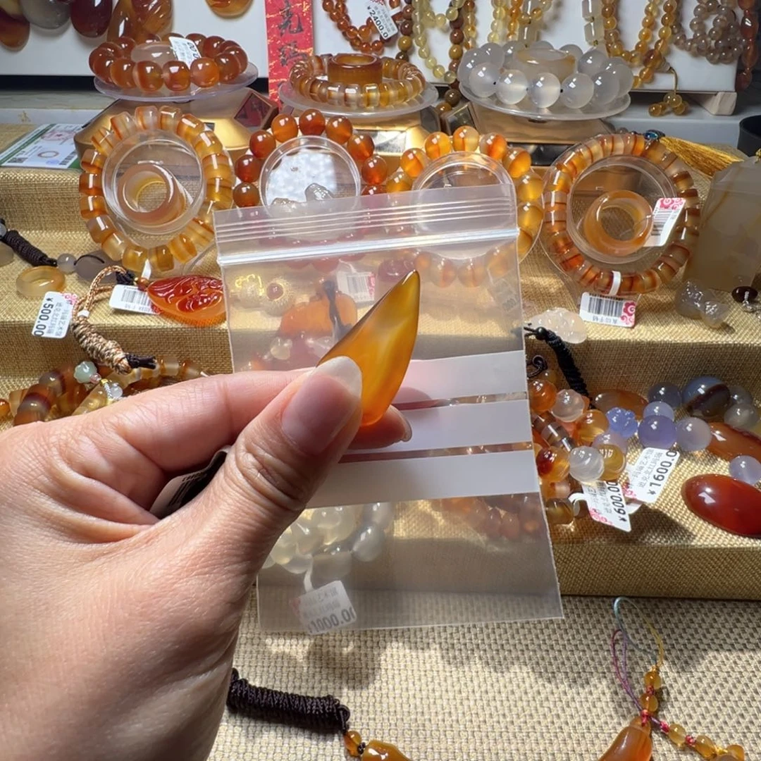 阿***嚏玛瑙/玉髓合金颈饰14