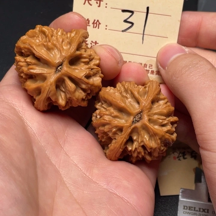 文玩核桃把件大沽石42尺以打底31