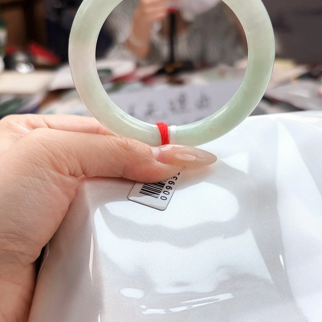 翡翠手镯未镶嵌天然缅甸A货翡翠手镯009935