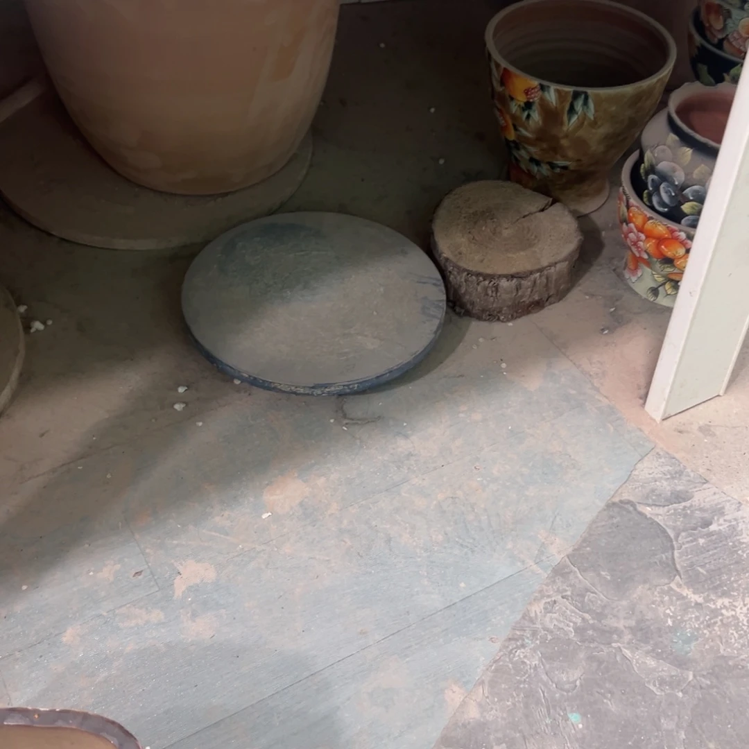 紫砂花盆手绘花盆103瑕疵