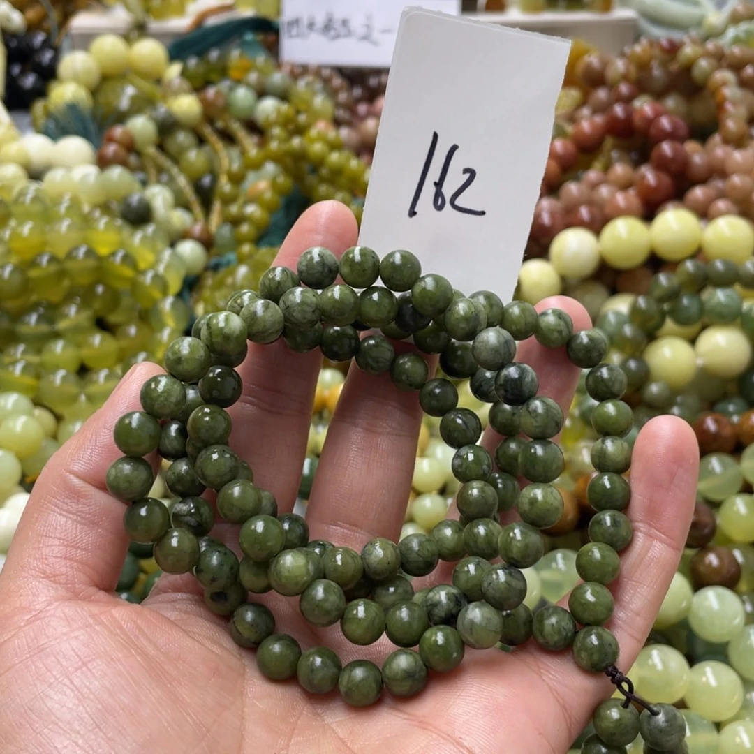 蛇纹石玉手链未镶嵌