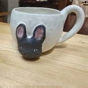 作家器陶瓷法牛杯