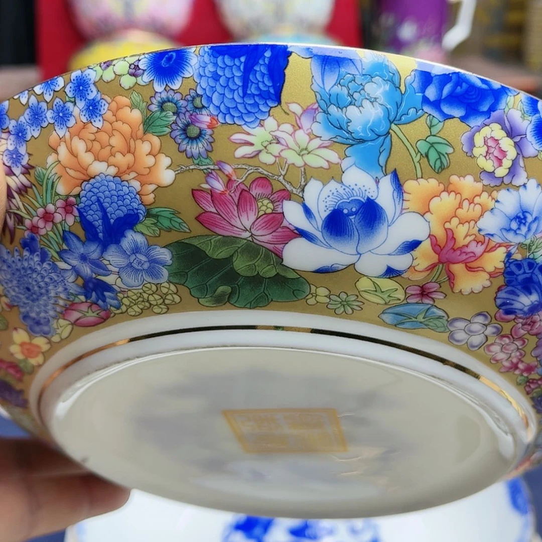 【闪购商品】珐琅8英寸深盘1个…….