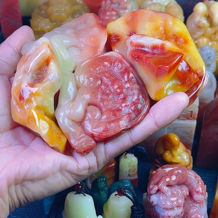 寿山石刘****n完好无损，福利价！