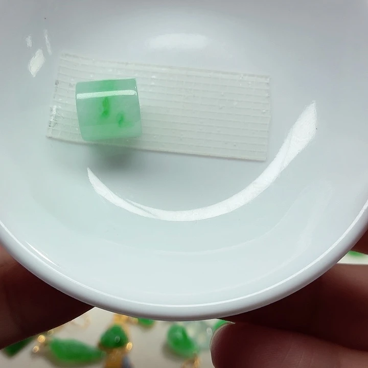翡翠未镶嵌手链天然缅甸翡翠A货 卡12.1