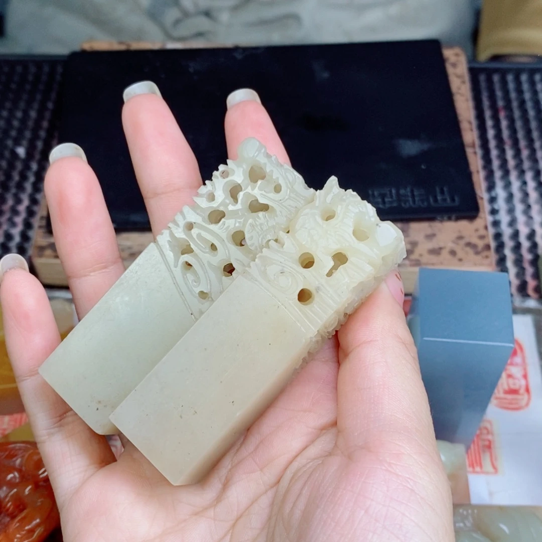 随***安印石寿山石成品正章书法用品