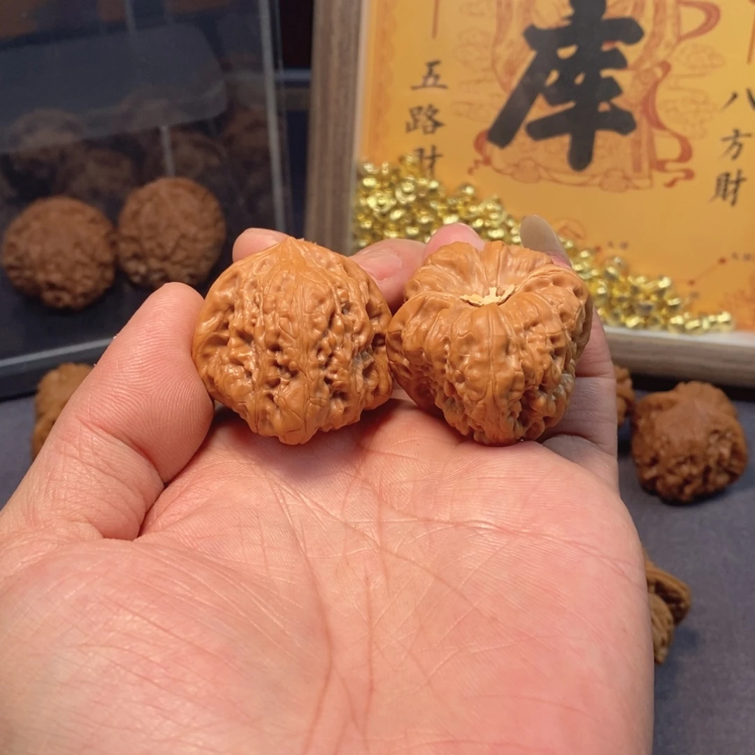 把件文玩核桃全品无修37尺福利平谷凹底