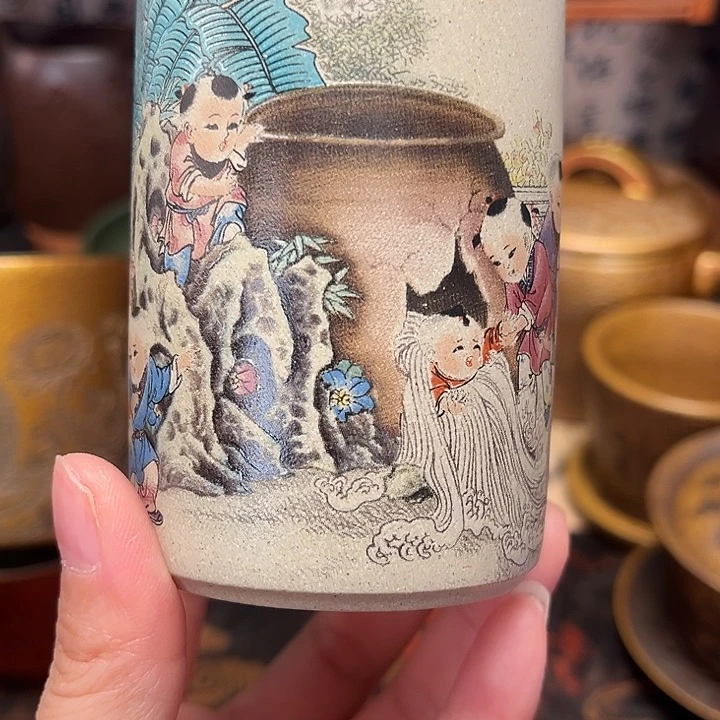 紫砂茶杯宜兴紫砂茶具正品