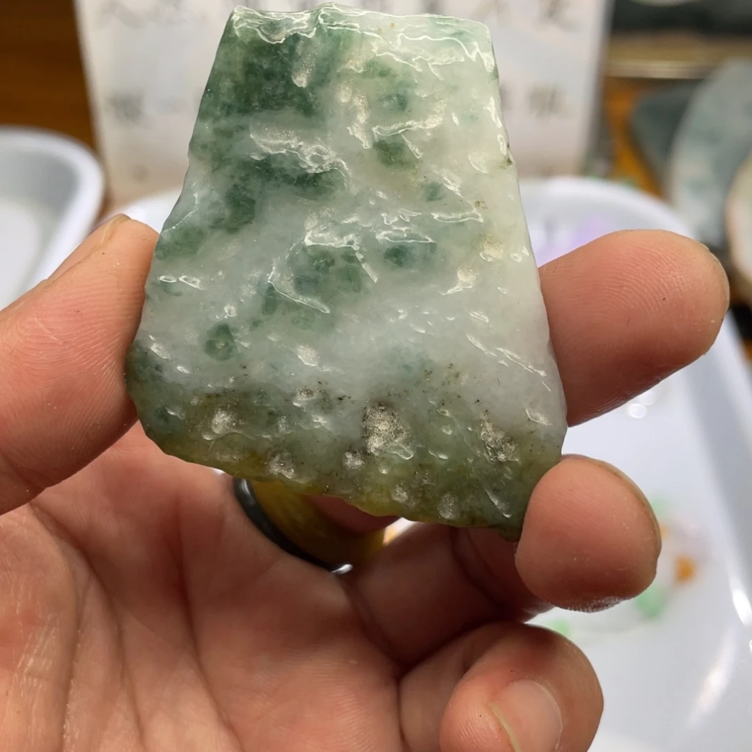 翡翠未镶嵌挂件天然翡翠
