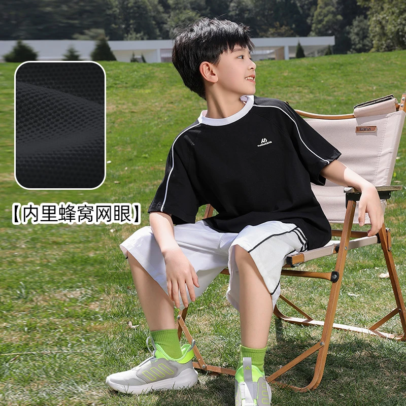 XMYY2025夏季中大童时尚潮流百搭重磅圆领短袖T恤/TXW054