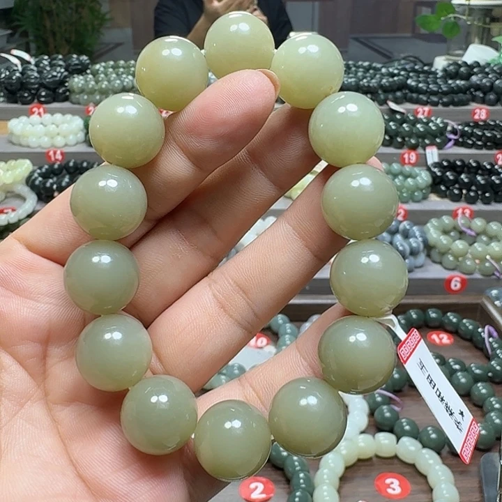 未镶嵌手链和田玉新疆且末糖卡16