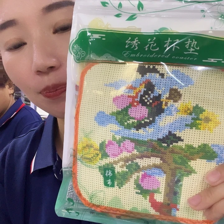 十字绣正品茶杯垫2