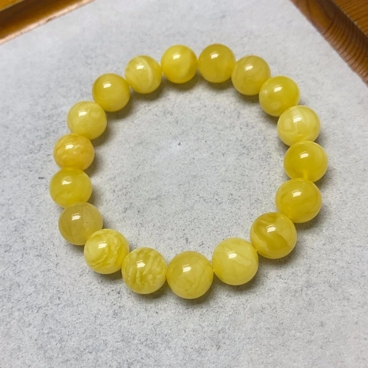 蜜蜡未镶嵌裸石串