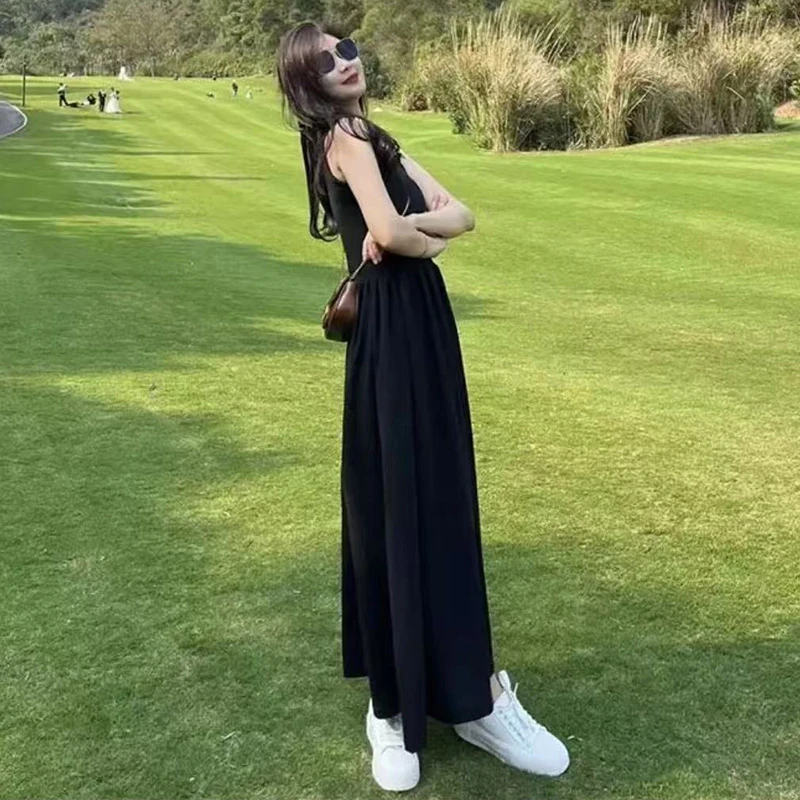 连衣裙夏季轻奢高级感连衣裙法式小众新款时尚修身显瘦复古长裙