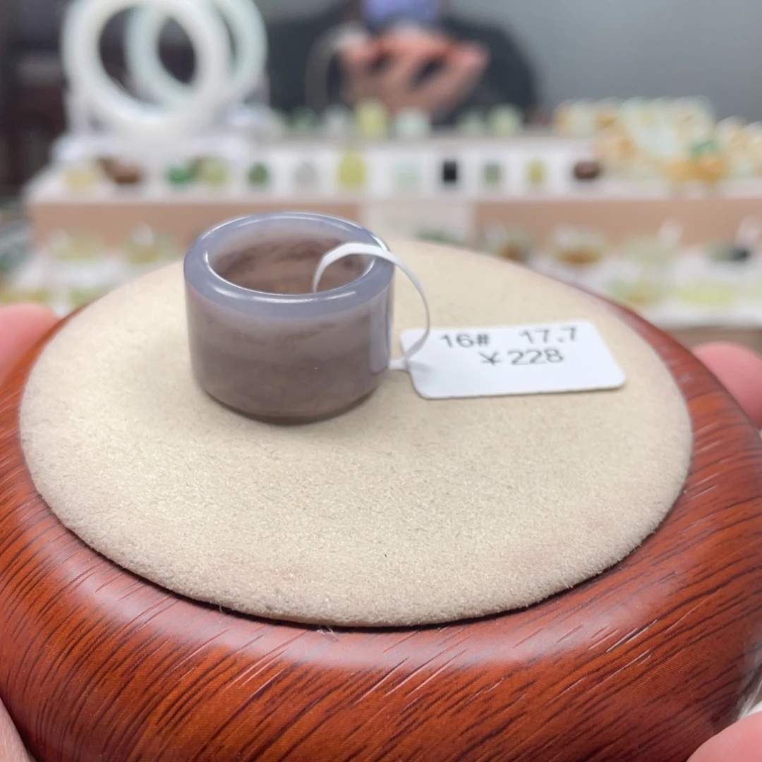 和田玉戒圈未镶嵌D***C17.7
