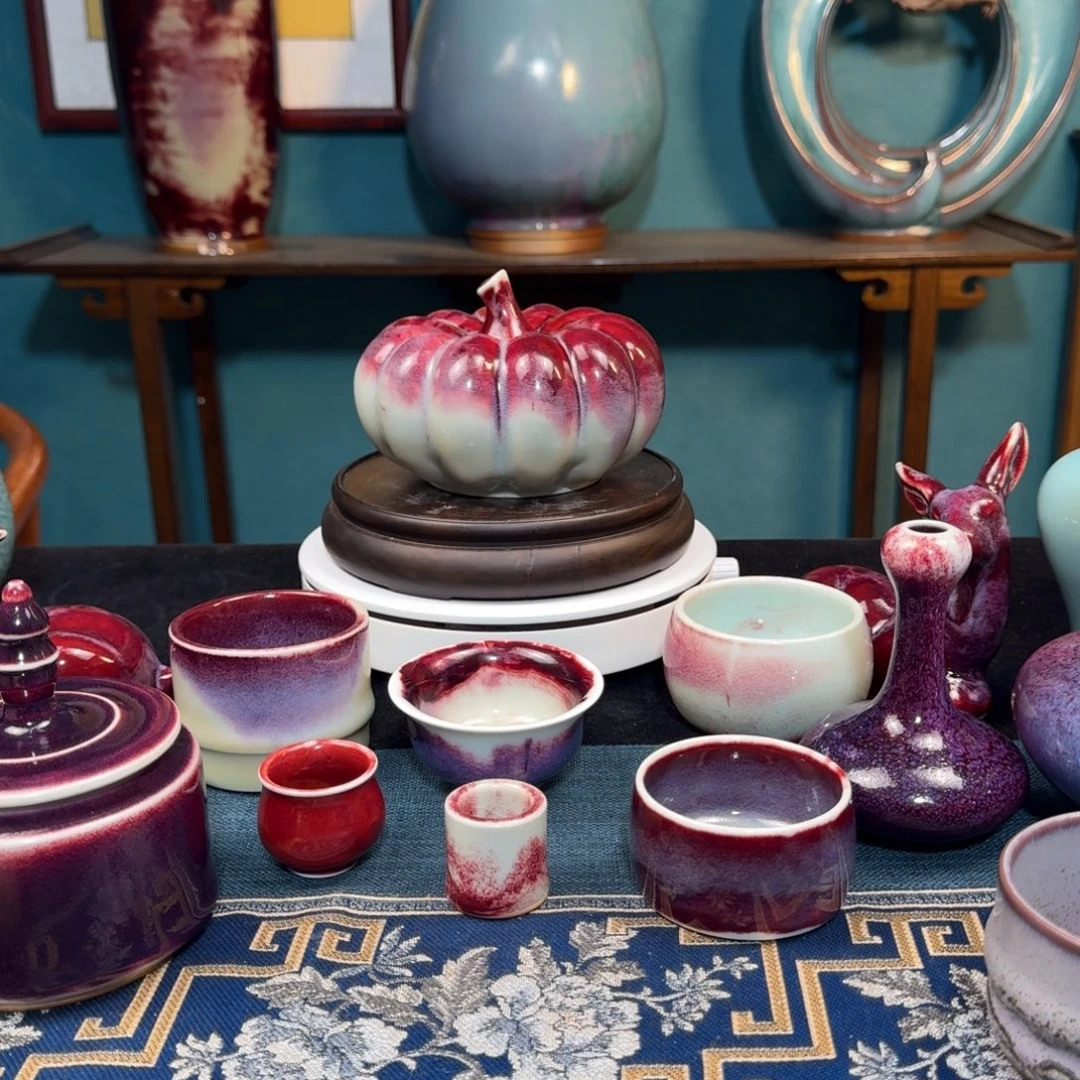 乾***乘陶杯子入窑一色出窑万彩