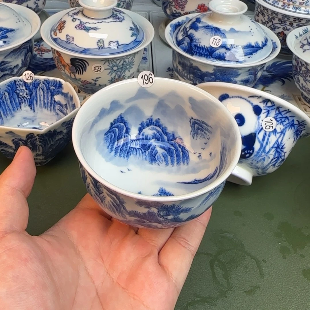 彦祖纯手工手绘茶具196