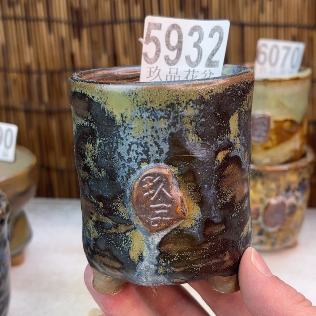 手工花盆默认瑕疵完美者勿拍